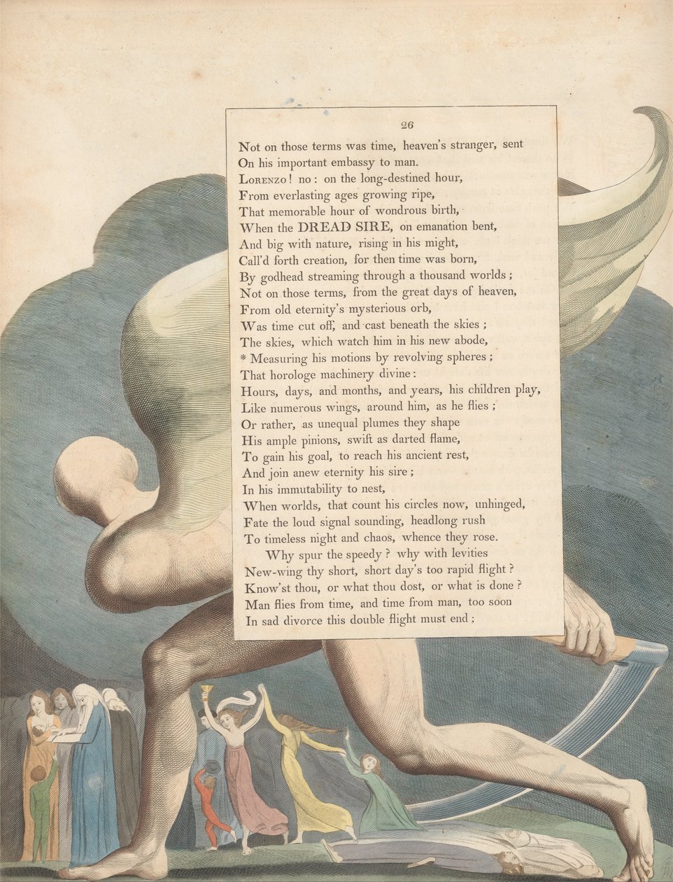 Gençler Gece Düşünceleri, Sayfa 26, by William Blake