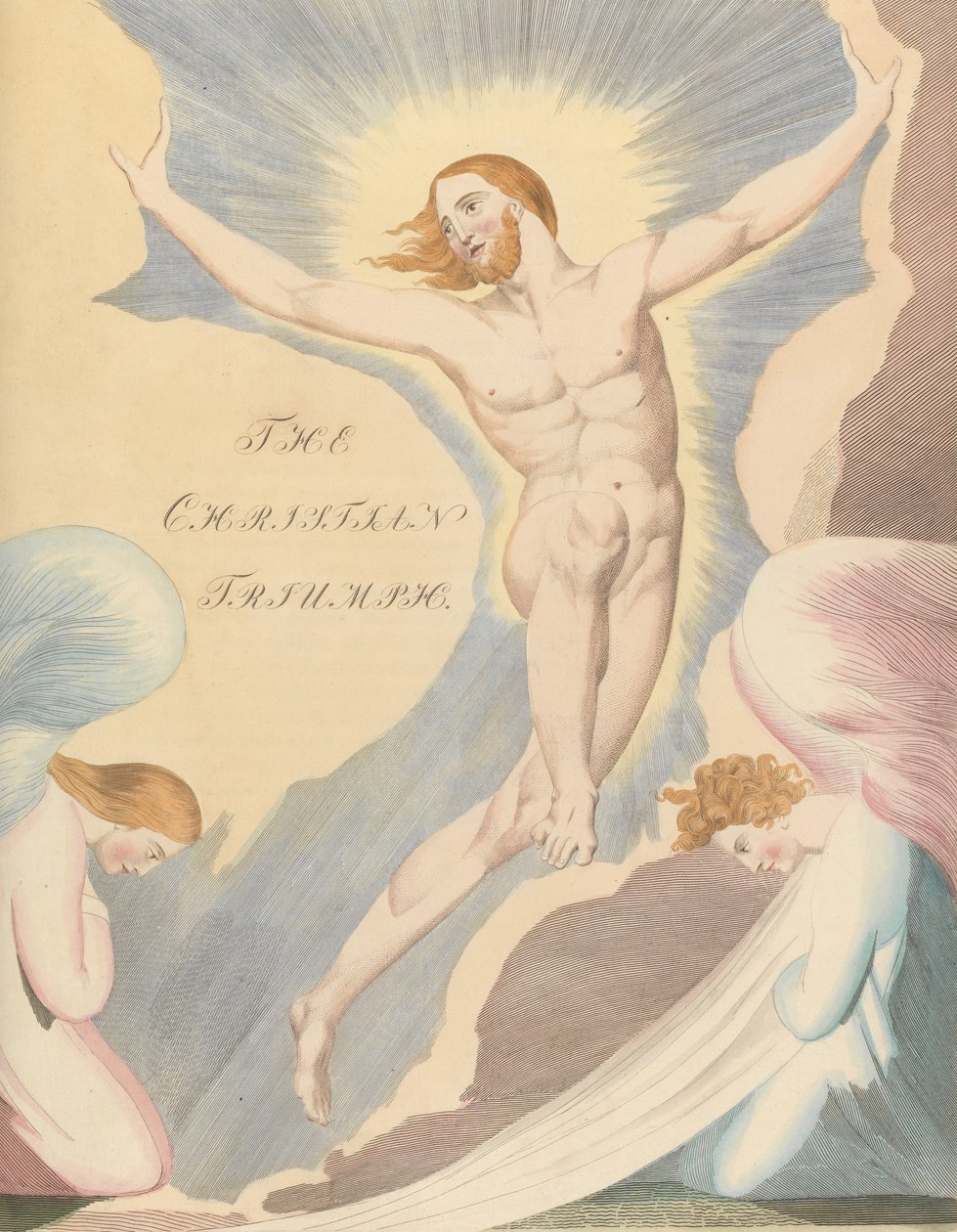 Gençlerin Gece Düşünceleri, Sayfa 65, Dördüncü Gece, Hıristiyan Zaferi. by William Blake