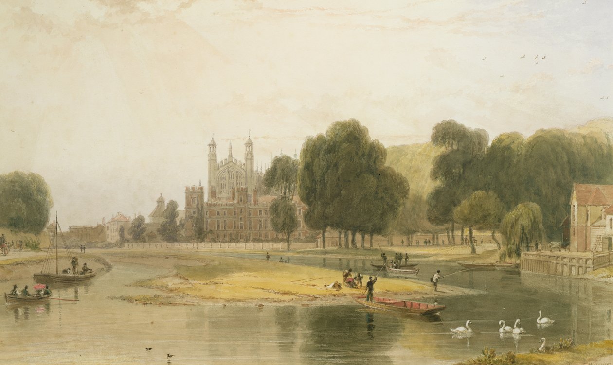 Eton Koleji, 1827 by William Daniell