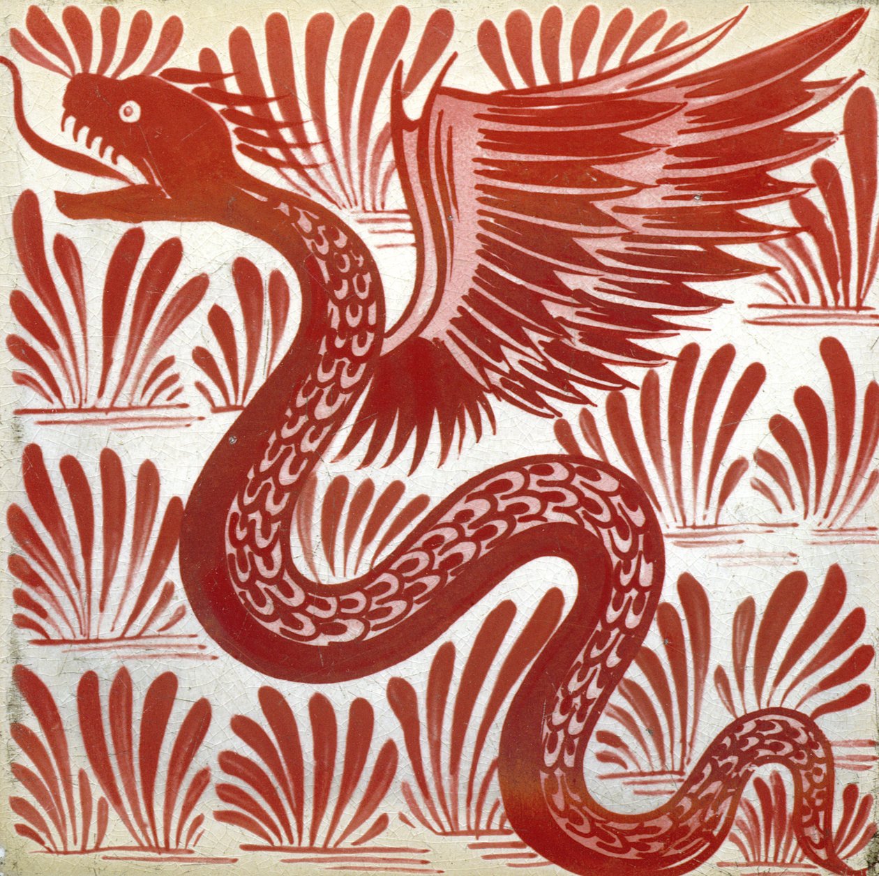 ejderha (seramik) by William de Morgan