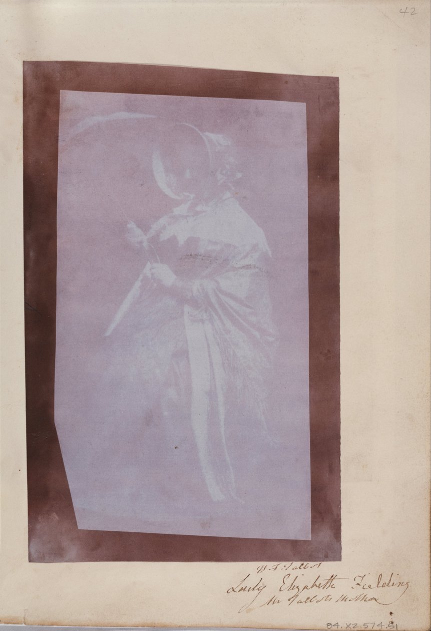 (Leydi Elisabeth Feilding by William Henry Fox Talbot