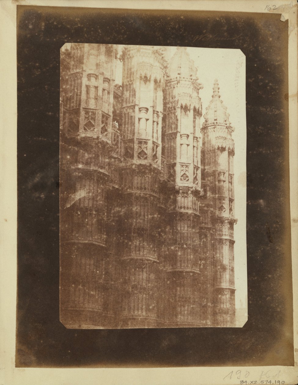 Henry VIII Şapeli, Westminster Abbey, Londra. by William Henry Fox Talbot