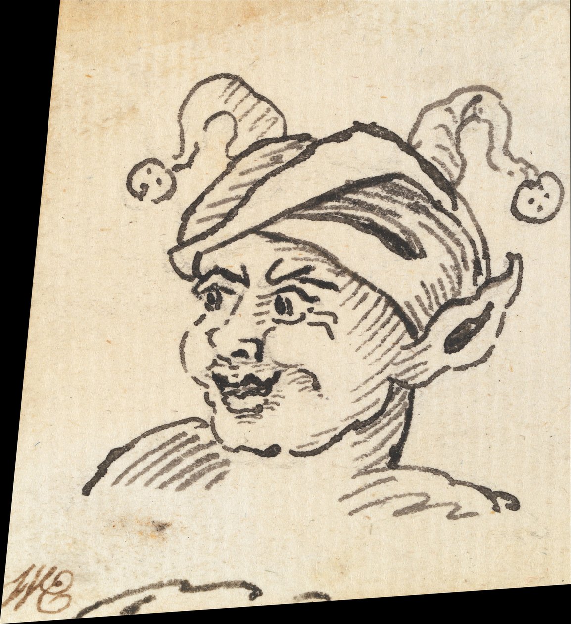 Grotesk Erkek Kafa by William Hogarth