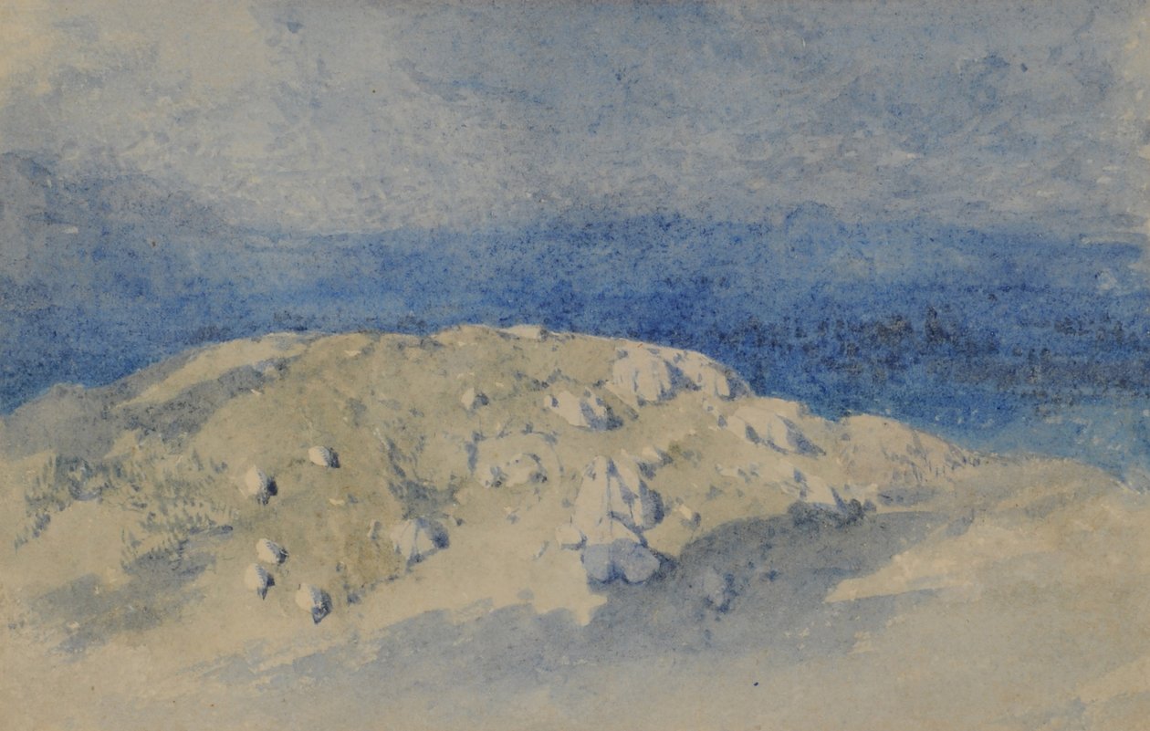 Tepe Tepe, 1840-58 (kağıt üzerinde wc) by William James Blacklock