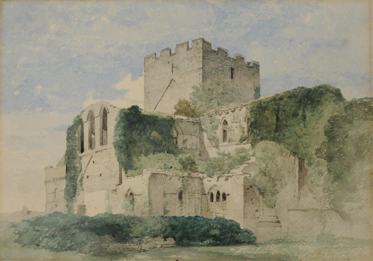 Lanercost Manastırı, 1850-58 (kağıt üzerinde wc) by William James Blacklock