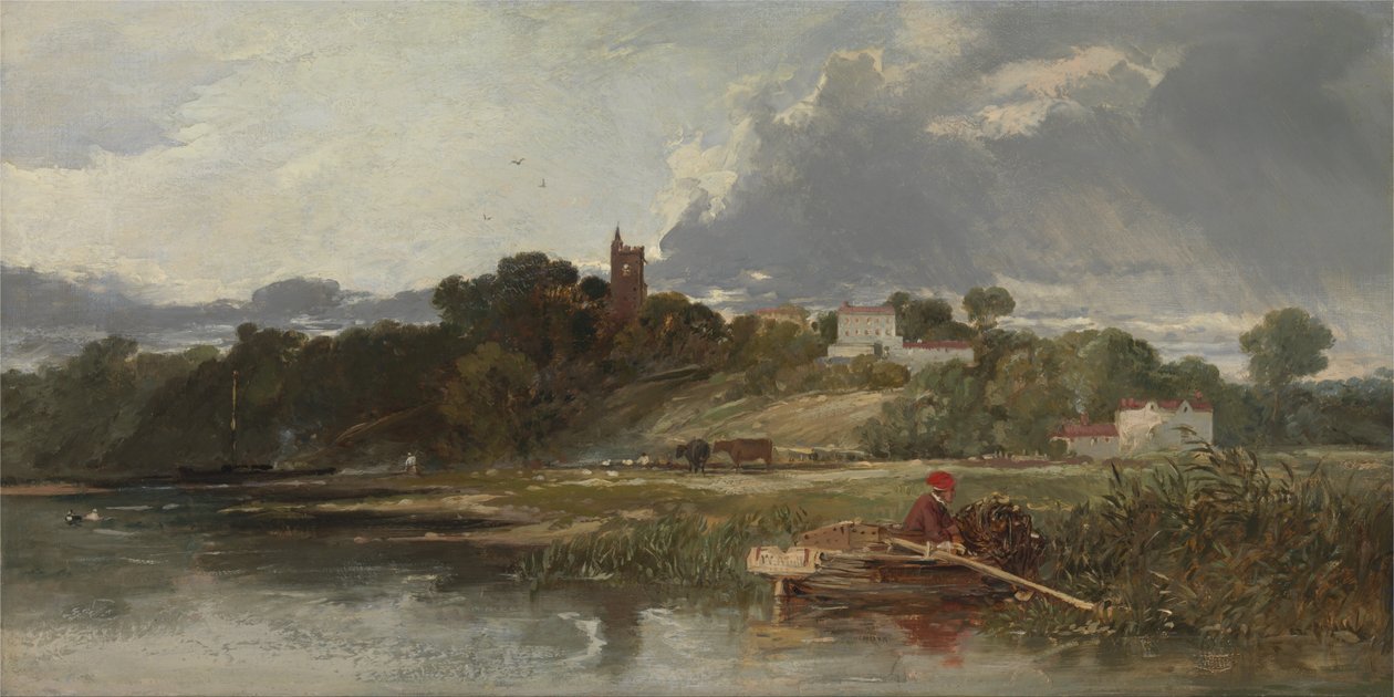 Medway üzerinde Gillingham by William James Muller