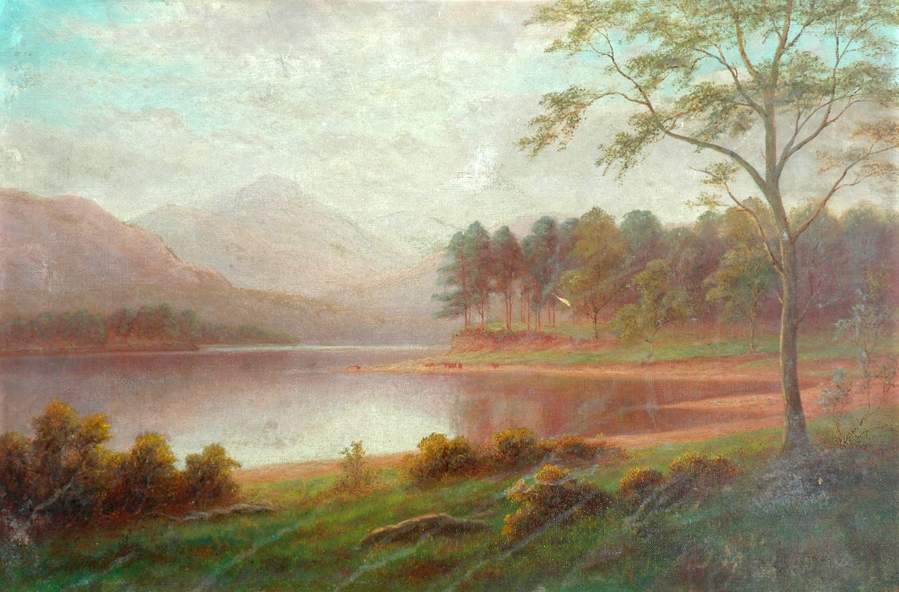 Browmill Noktası, Derwentwater, Cumberland by William Mellor