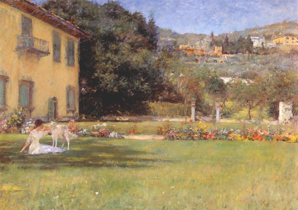 İyi arkadaşlar by William Merritt Chase