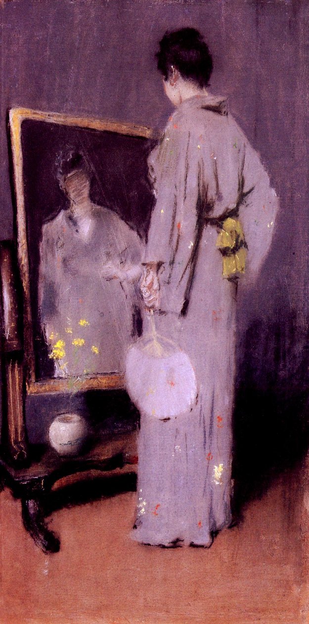 tuvaletini yapmak by William Merritt Chase
