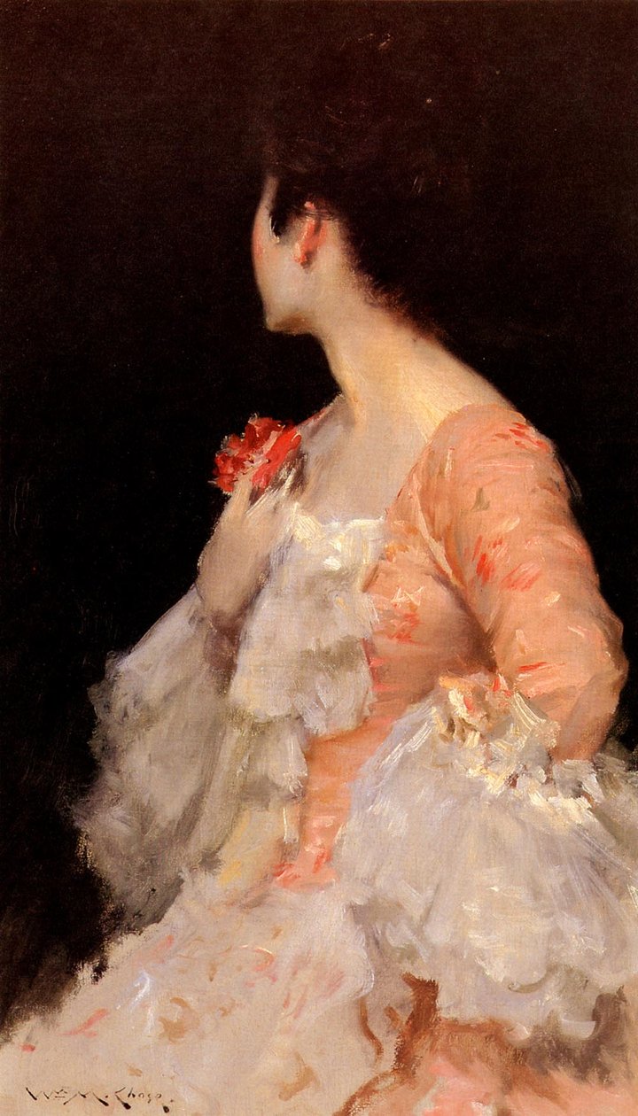 Bir Hanımefendinin Portresi by William Merritt Chase