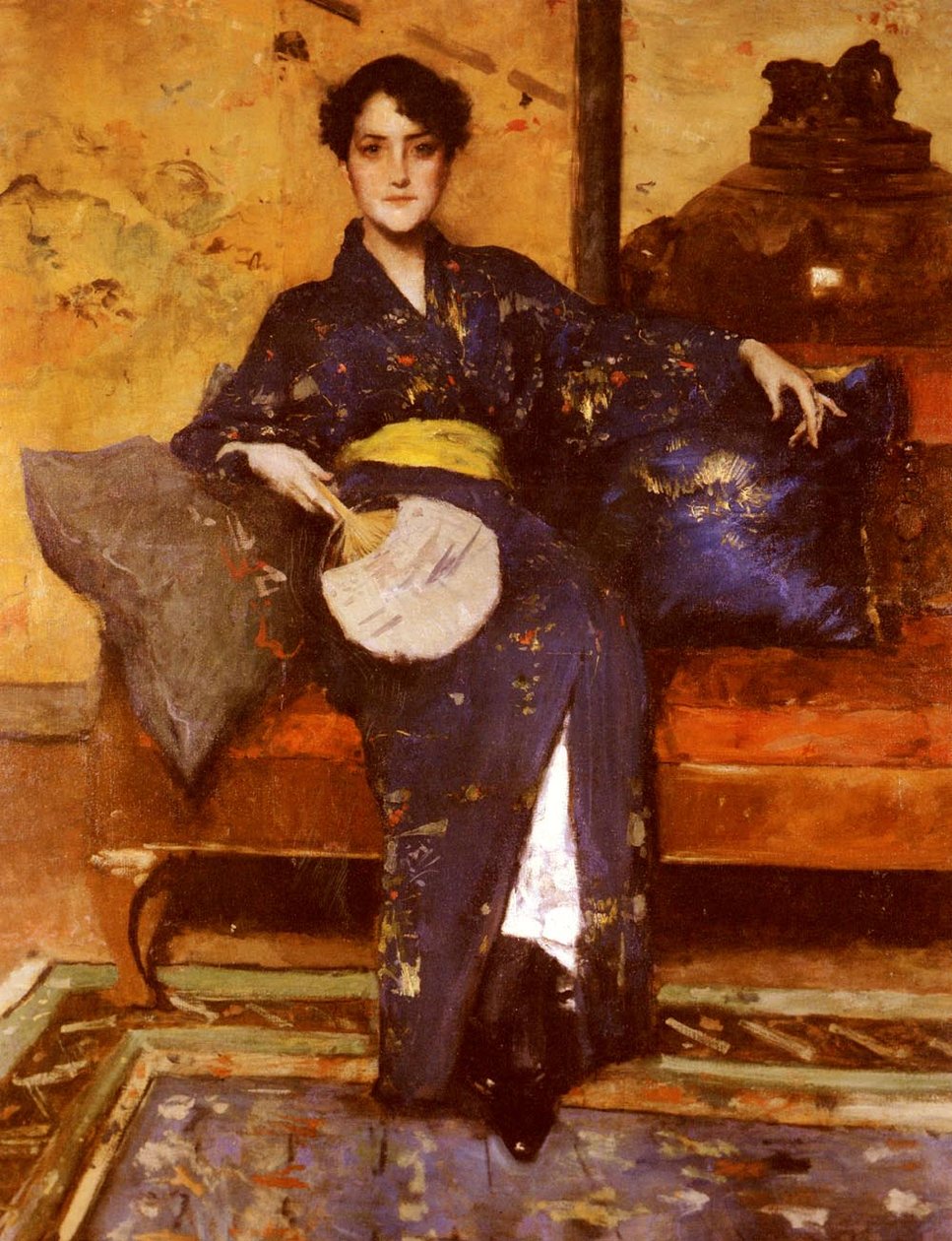 Mavi Kimonon by William Merritt Chase
