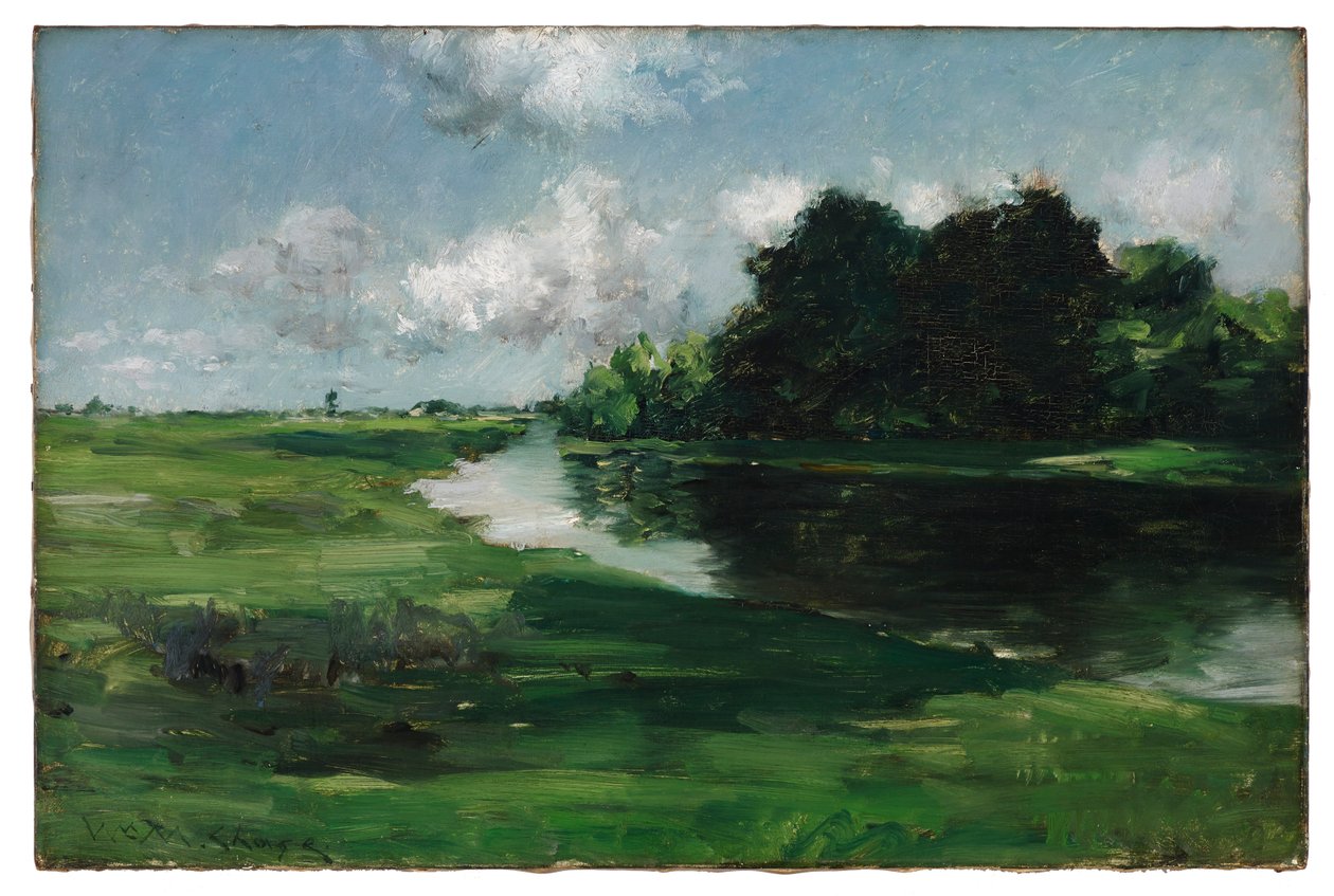 Yağmurdan Sonra Long Island Manzarası by William Merritt Chase
