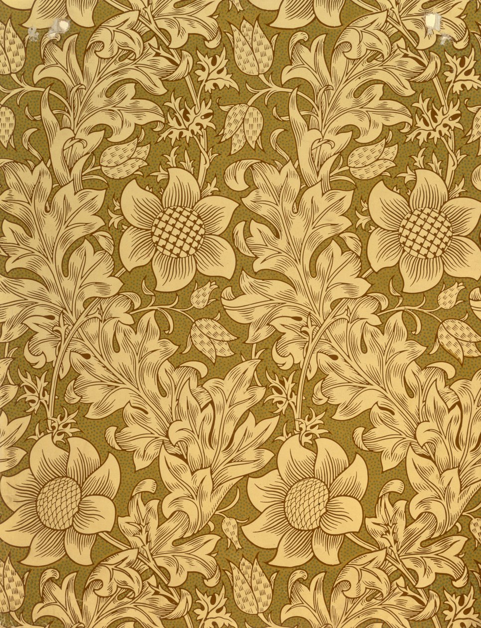 'Fritillary' duvar kağıdı tasarımı, 1885 by William Morris