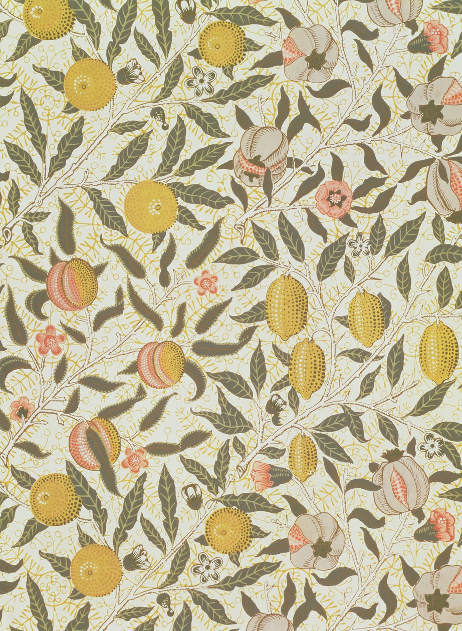 Meyve veya Nar duvar kağıdı tasarımı by William Morris