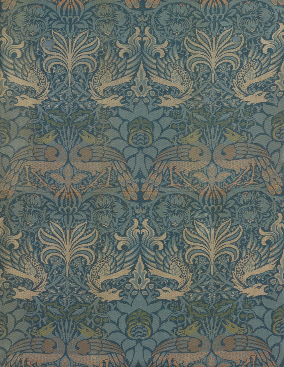 Tavus Kuşu ve Ejderha Başlıklı Panel by William Morris