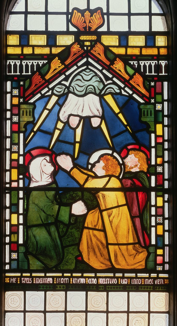 Yükseliş, 1861 (vitray) by William Morris