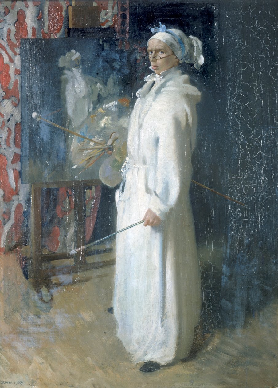 ಕಲಾವಿದನ ಭಾವಚಿತ್ರ, 1908 ಟರ್ಕಿ by William Orpen