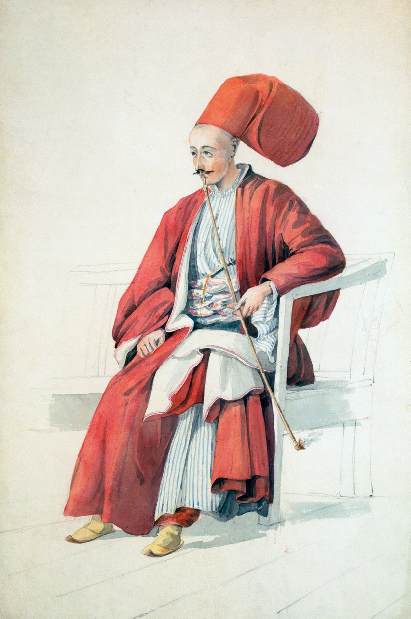 Padişahın bir mahkeme memuru veya hizmetçisi, c.1810 by William Page