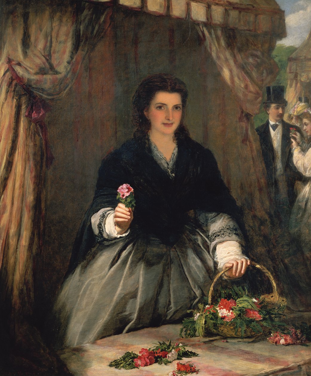 Çiçek Satıcısı, 1865 by William Powell Frith