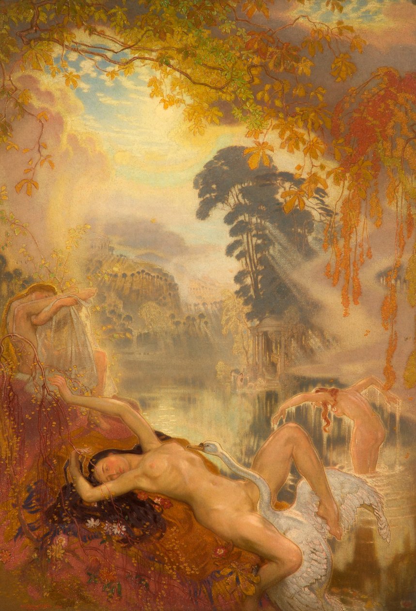 Leda ve Kuğu, 1928 by William Shackleton