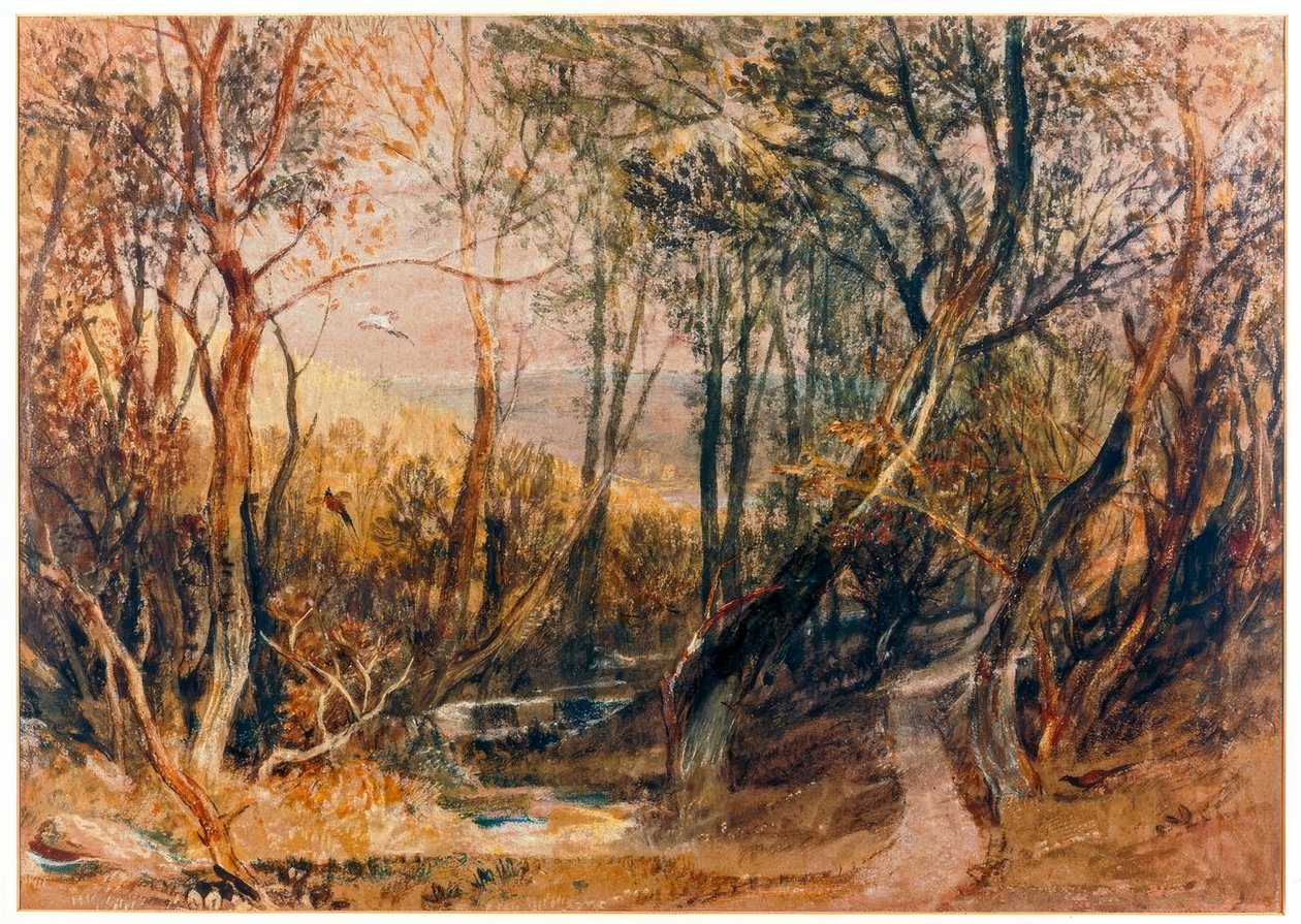 ormanlık sahne by Joseph Mallord William Turner