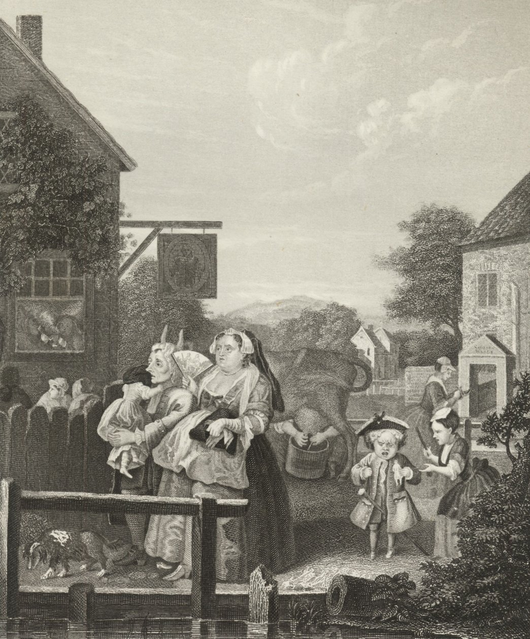 Akşam - Londra - by William (after) Hogarth