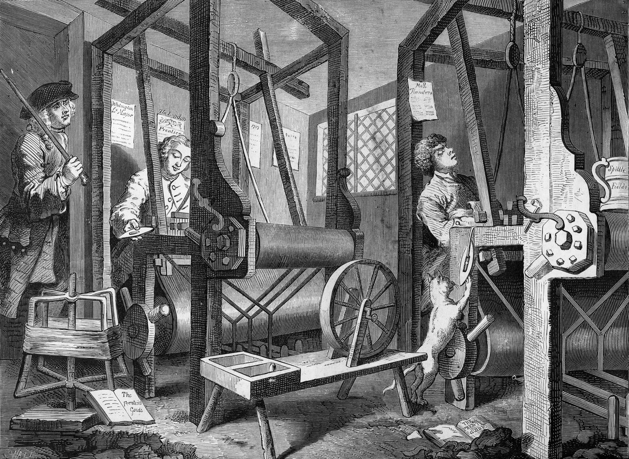 Çıraklar - gravür by William (after) Hogarth