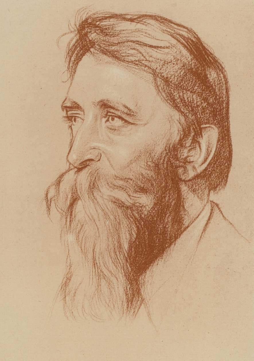 Gordon Bottomley (taş) by William (after) Rothenstein