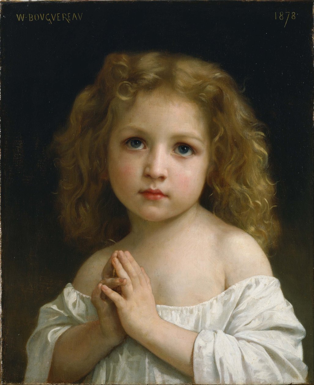 Küçük Kız, 1878 by William Adolphe Bouguereau