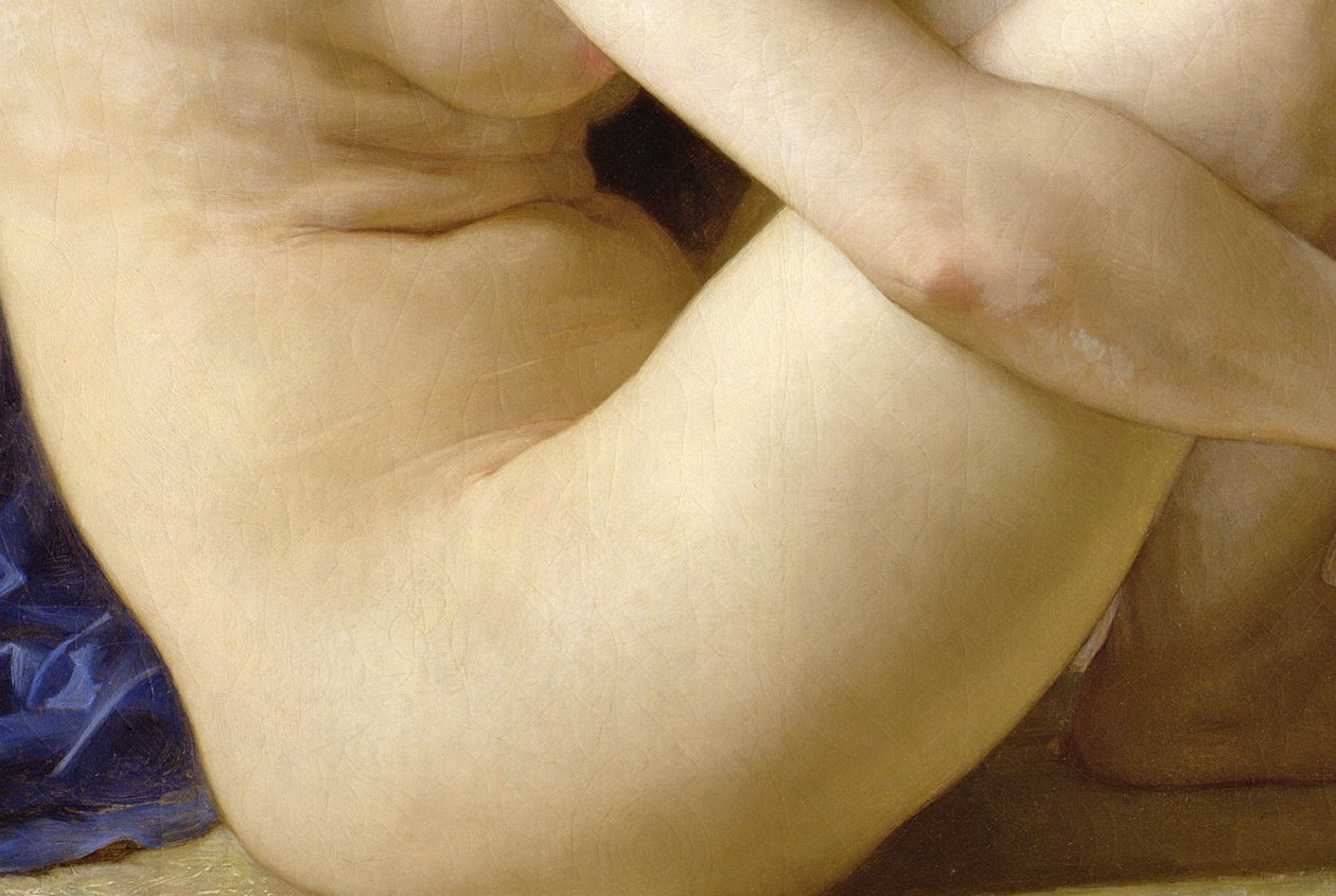 Çıplak Oturan, 1884 by William Adolphe Bouguereau