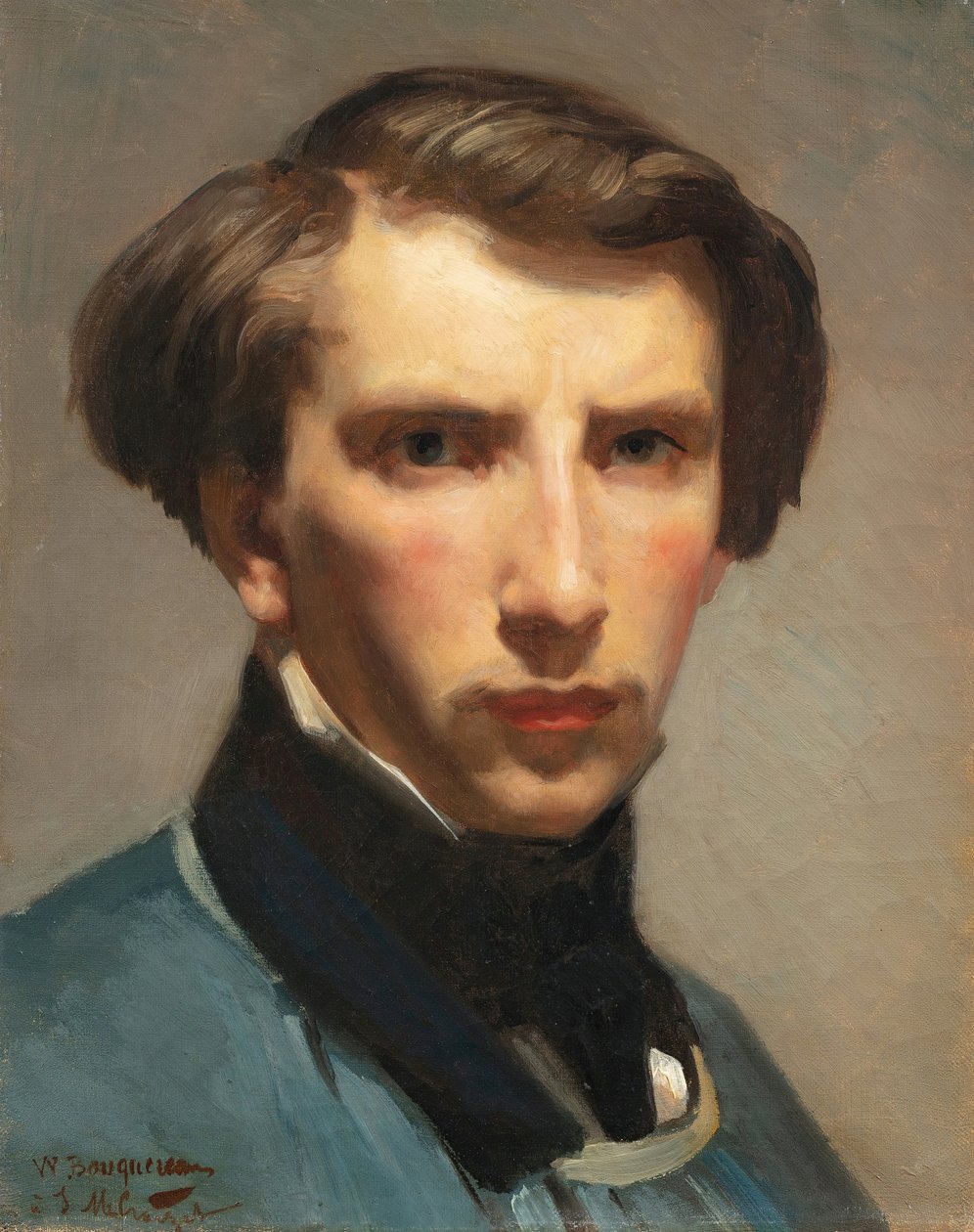 Otoportre, 1853. by William Adolphe Bouguereau