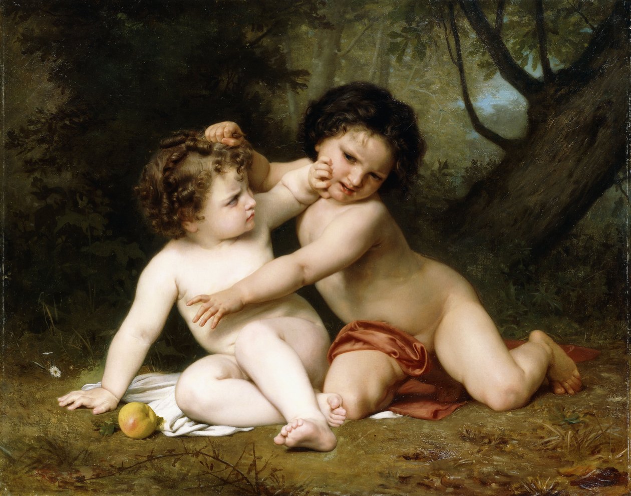Dövüş, 1864 by William Adolphe Bouguereau
