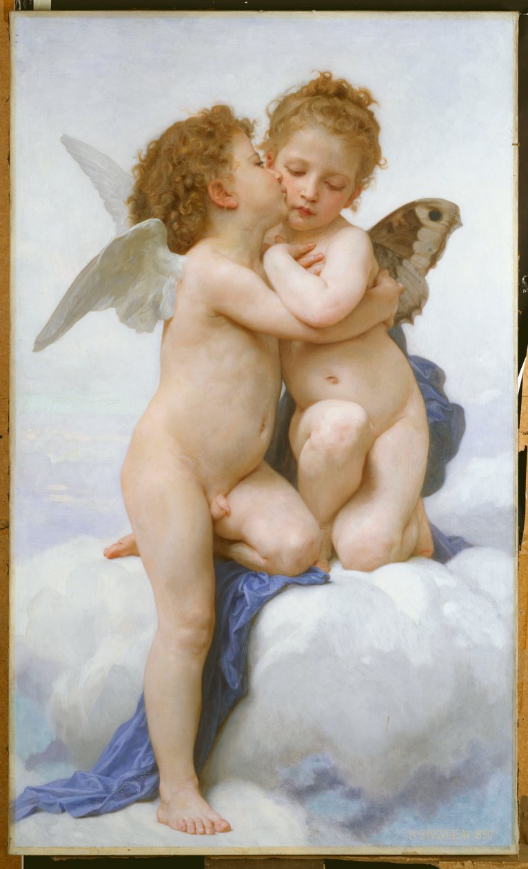 İlk öpücük by William Adolphe Bouguereau