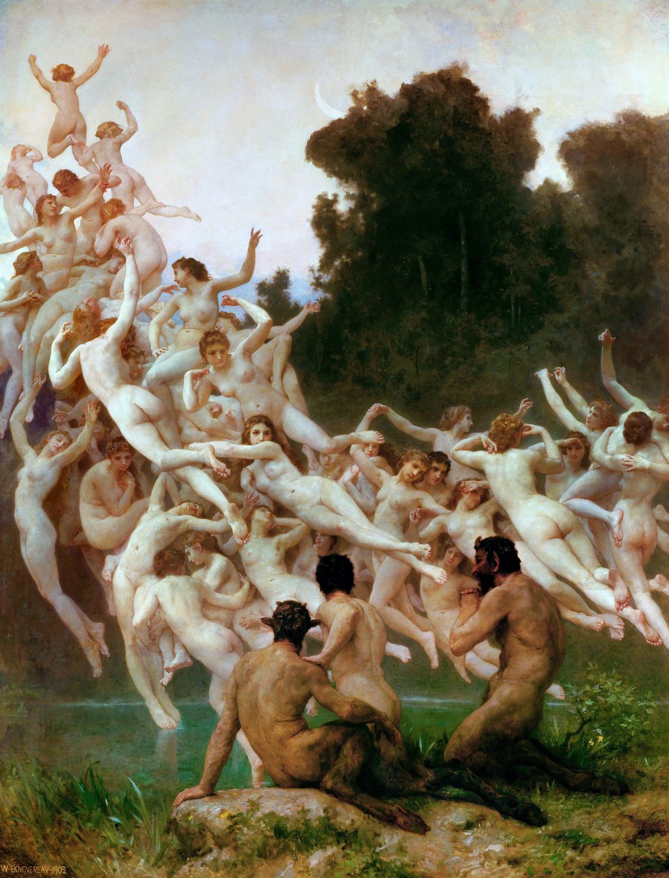 Oreads Les Oréades by William Adolphe Bouguereau