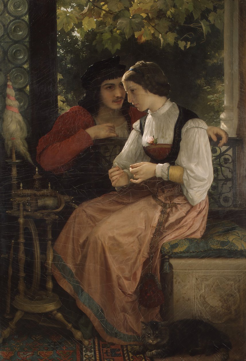 Teklif, 1872. by William Adolphe Bouguereau