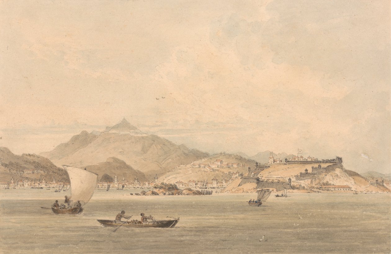 Çin Sahilinden Bir Görünüm by William Alexander