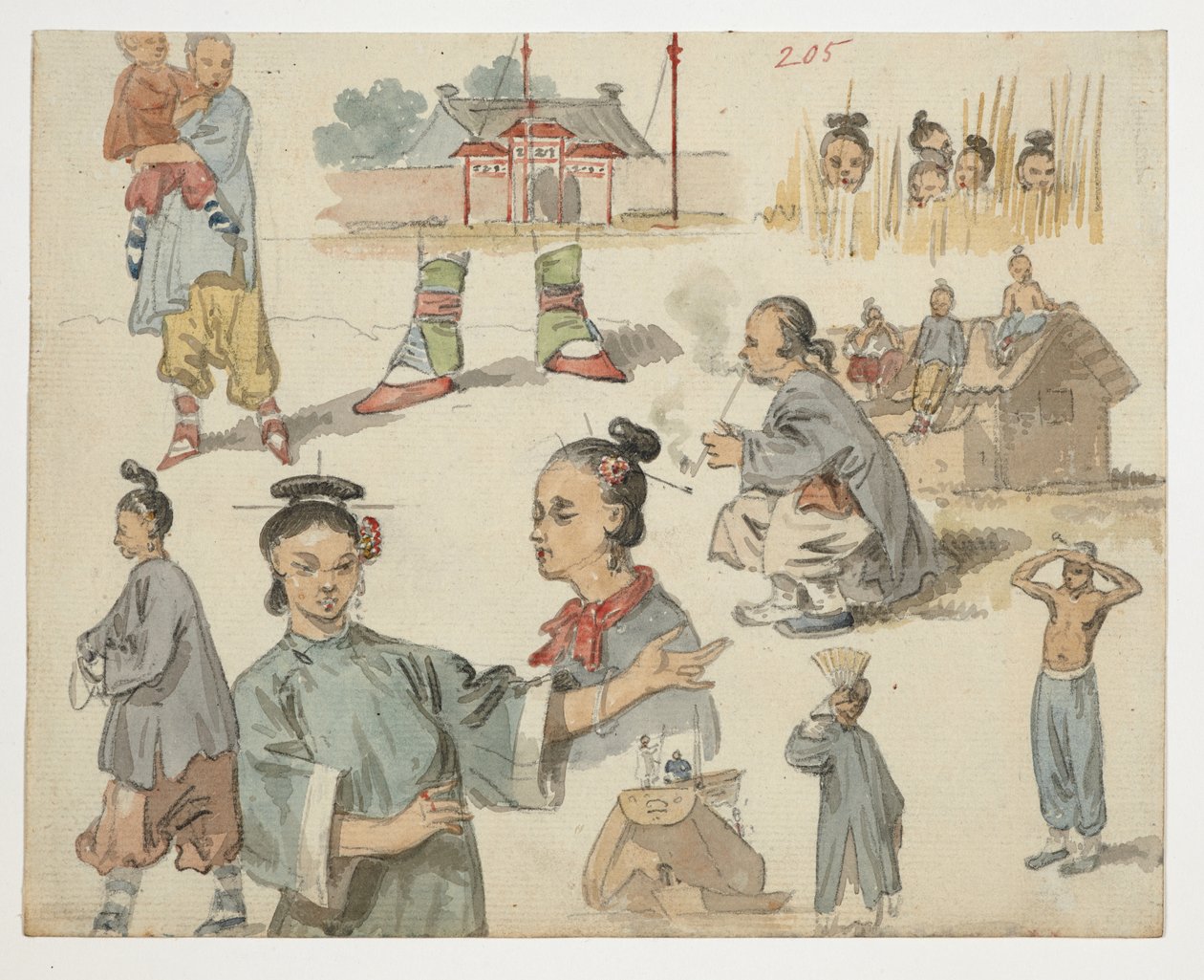 WD 961 f.205 by William Alexander
