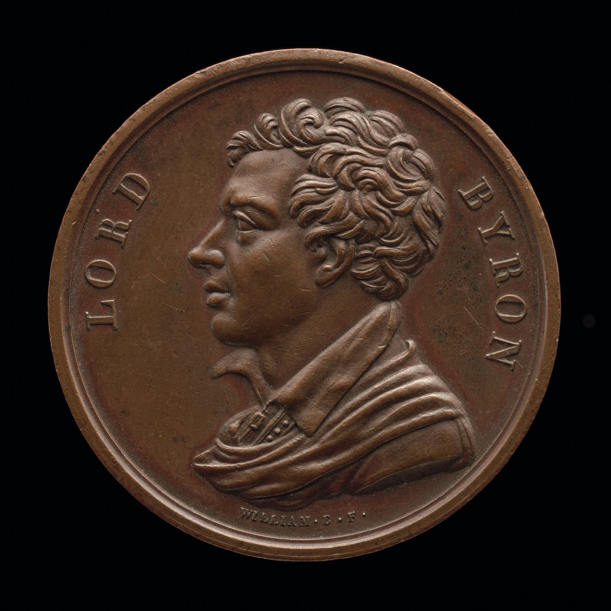 Lord Byron, 1788-1824, Şair [ön yüz], 1824. by William Binfield