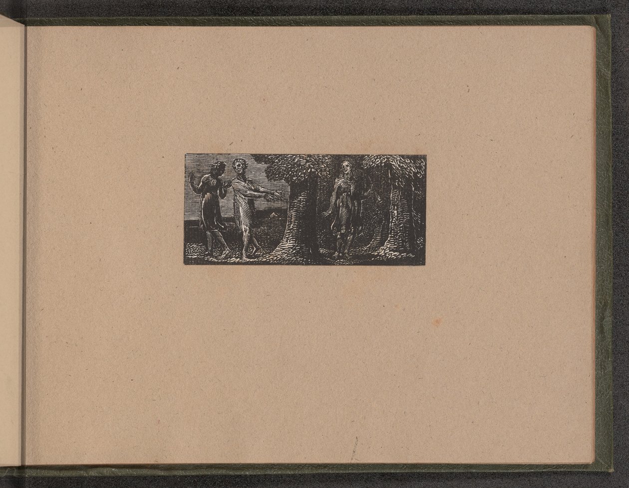 Colinet, İki Oğlan Tarafından Alay Edildi, 1821. by William Blake