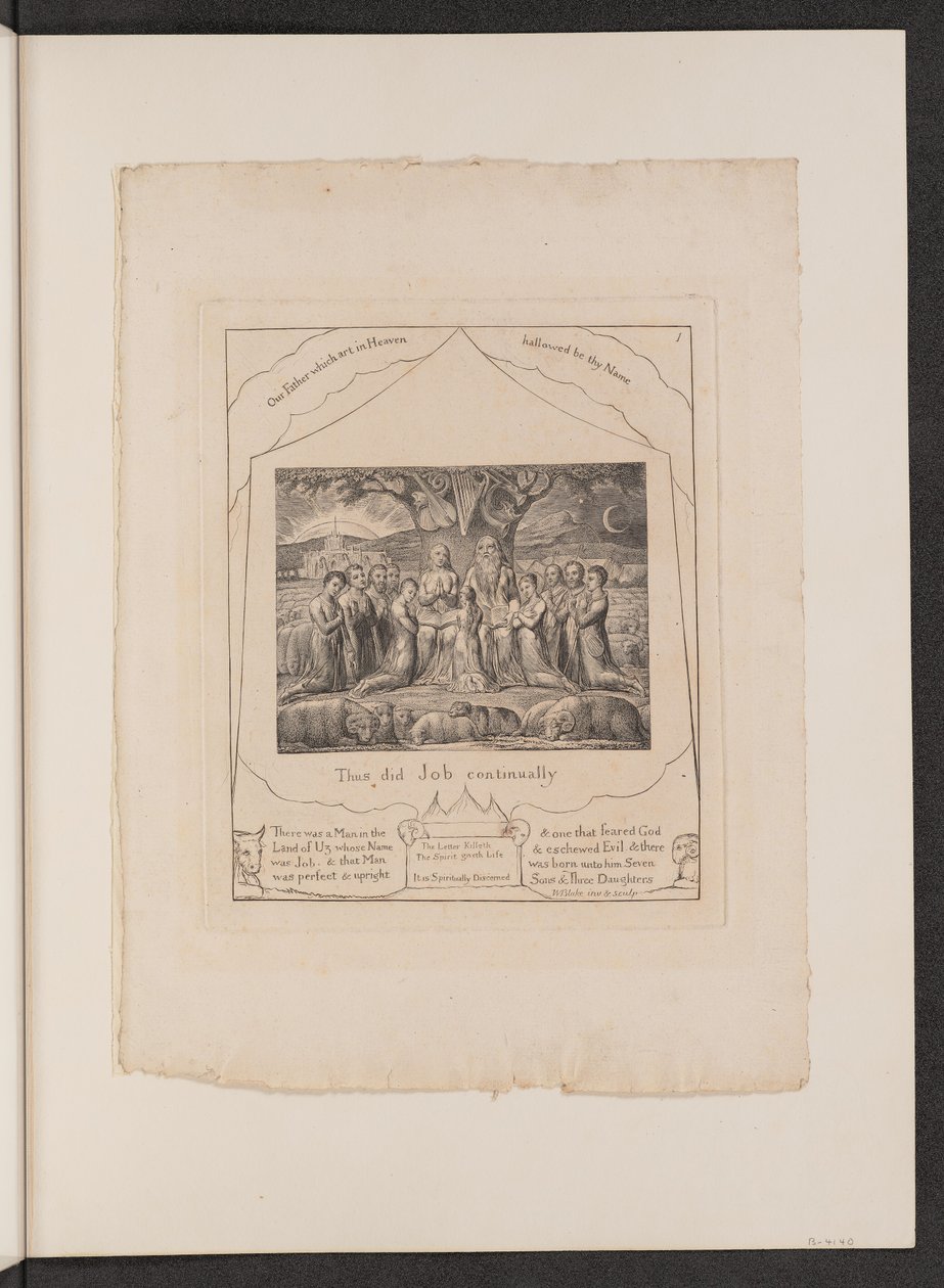 İş ve Ailesi by William Blake