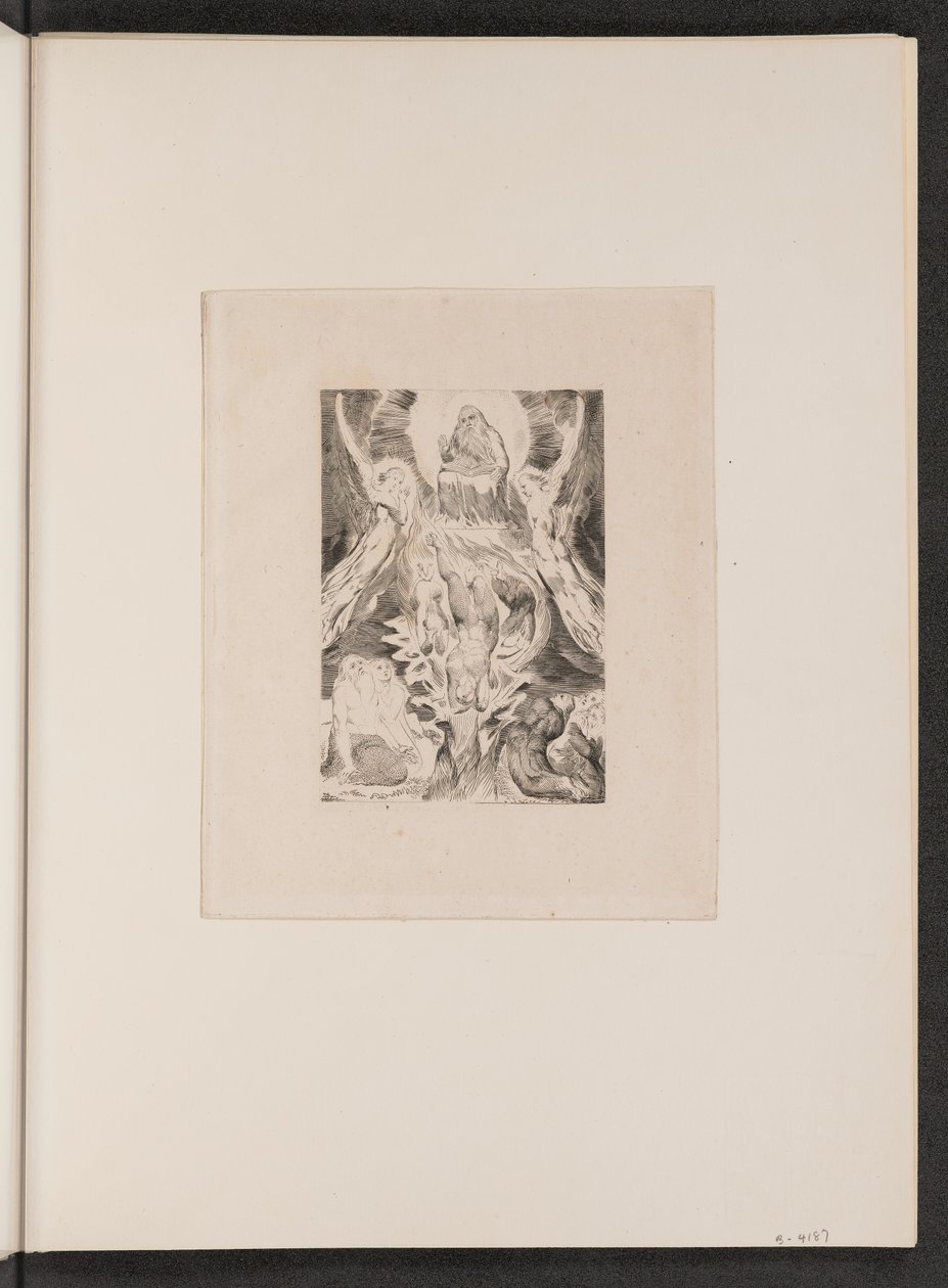 Şeytan'ın Düşüşü, 1825. by William Blake