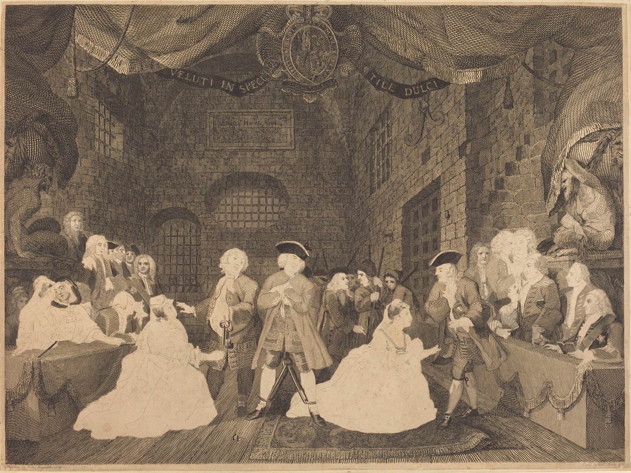 Dilenci Operası, III. by William Blake after William Hogarth