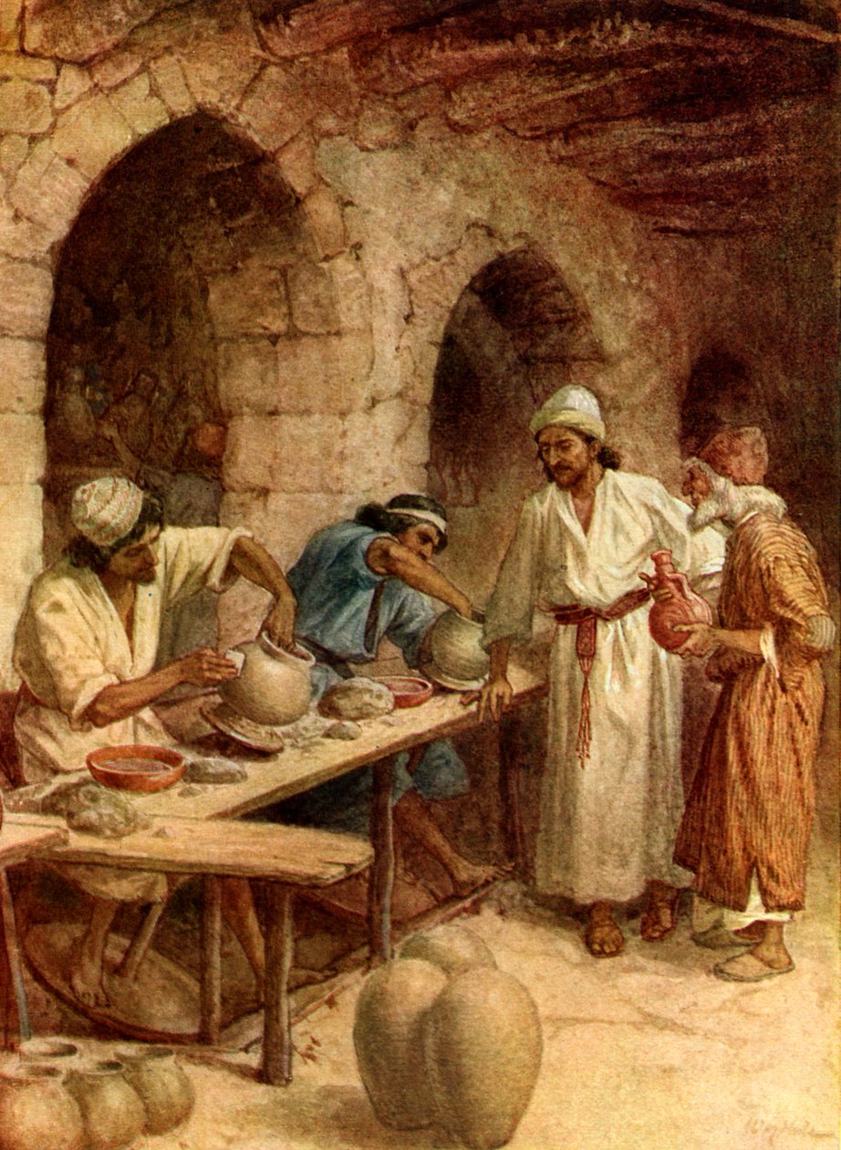 Jeremiah and the potter - Bible by William Brassey Hole