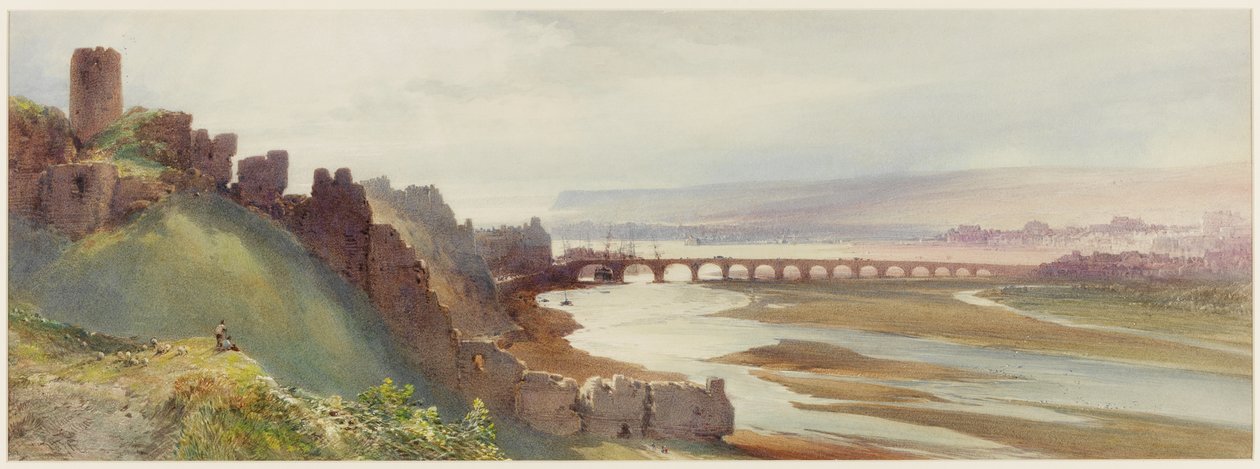 Tüvit üzerine Berwick by William Callow