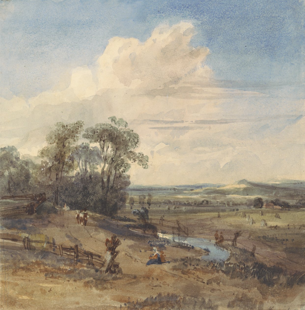 Wynants'tan Sonra Manzara (Louvre'da) by William Callow