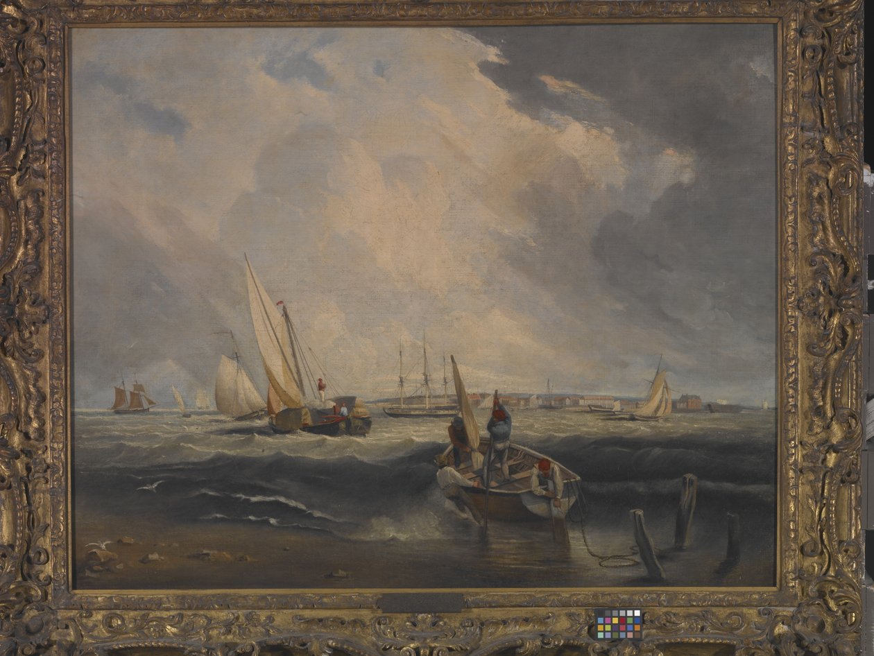 Bligh Sands, Sheerness (tuval üzerine yağlıboya) by Clarkson Frederick Stanfield