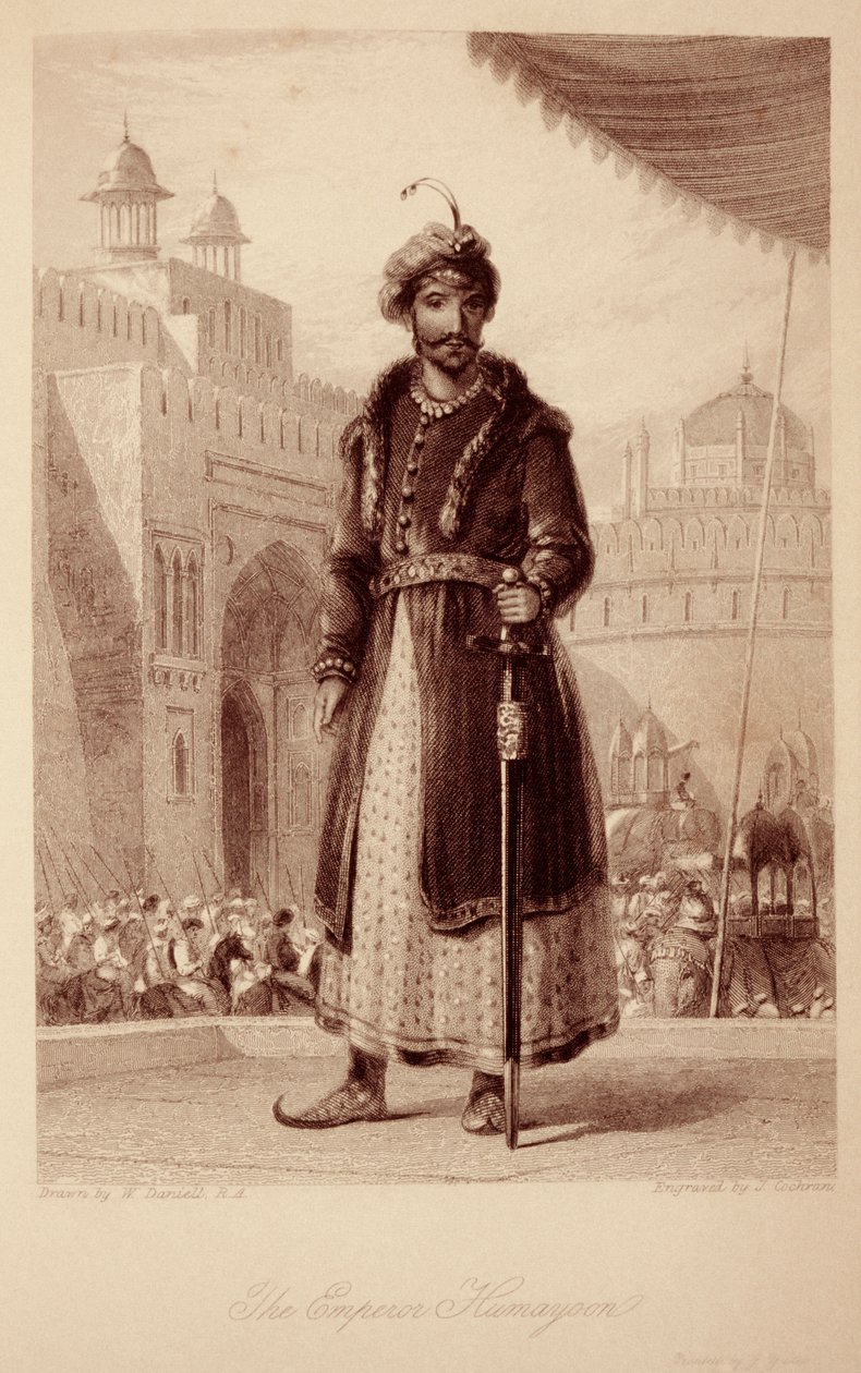 İmparator Hümayun by William Daniell