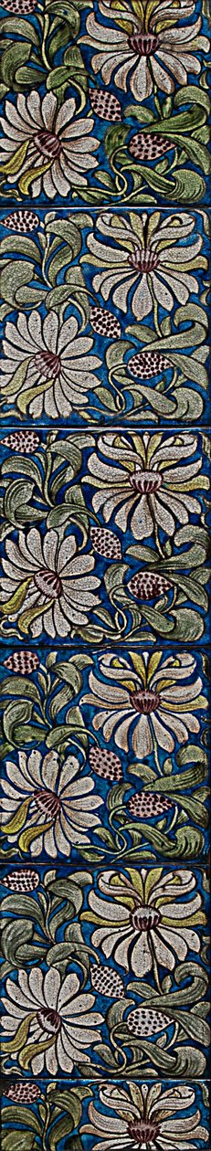 Hanımeli Çini Panel by William de Morgan