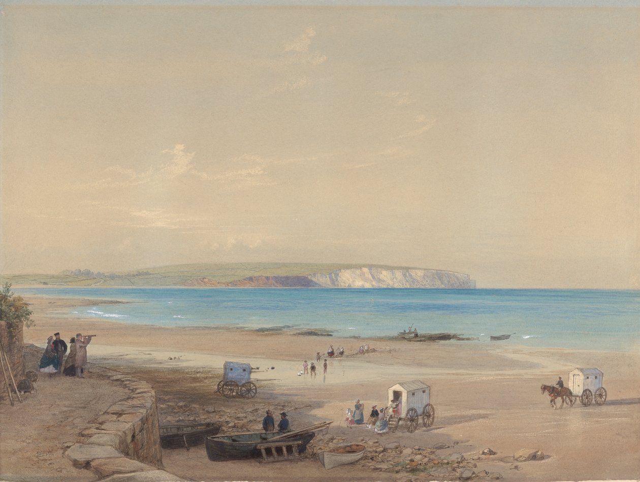 Culver Cliff, Wight Adası by William Dyce