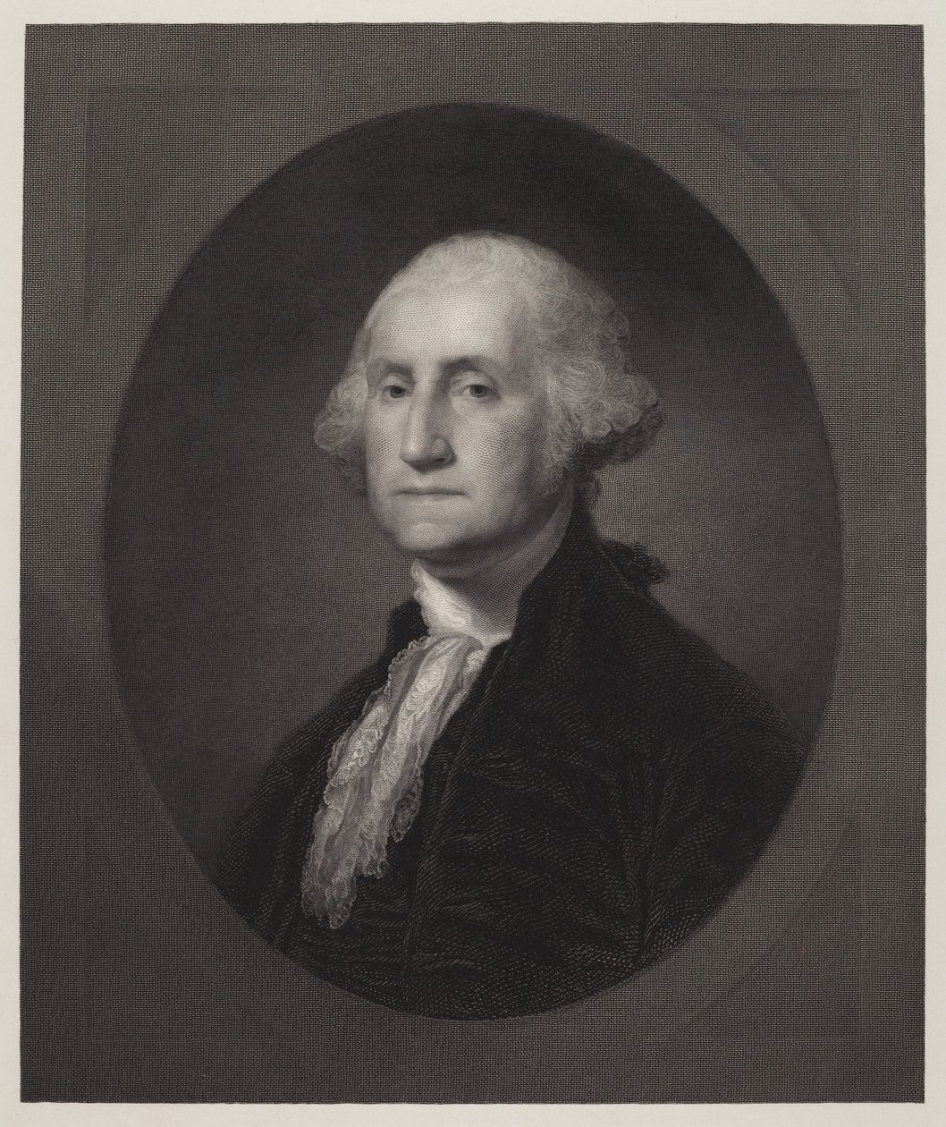 George Washington by William Edgar Marshall after Gilbert Stuart
